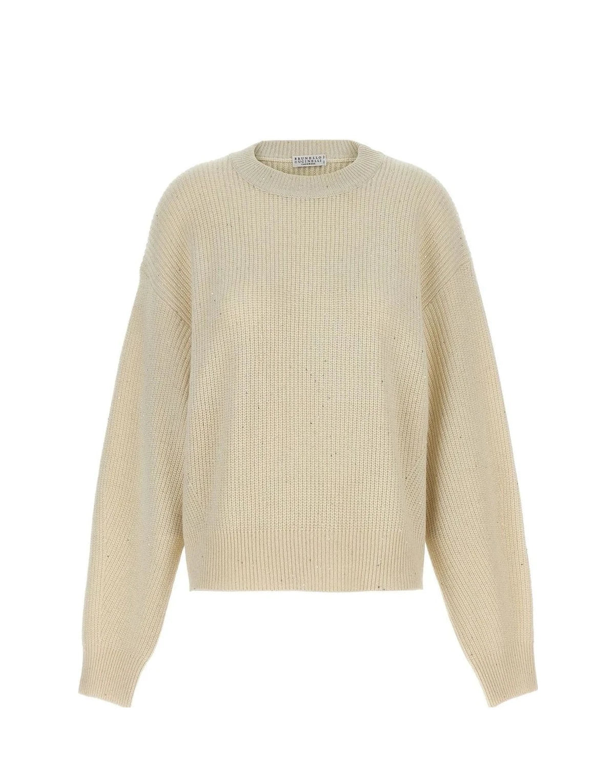 Brunello Cucinelli Sweater in white, Cashmere