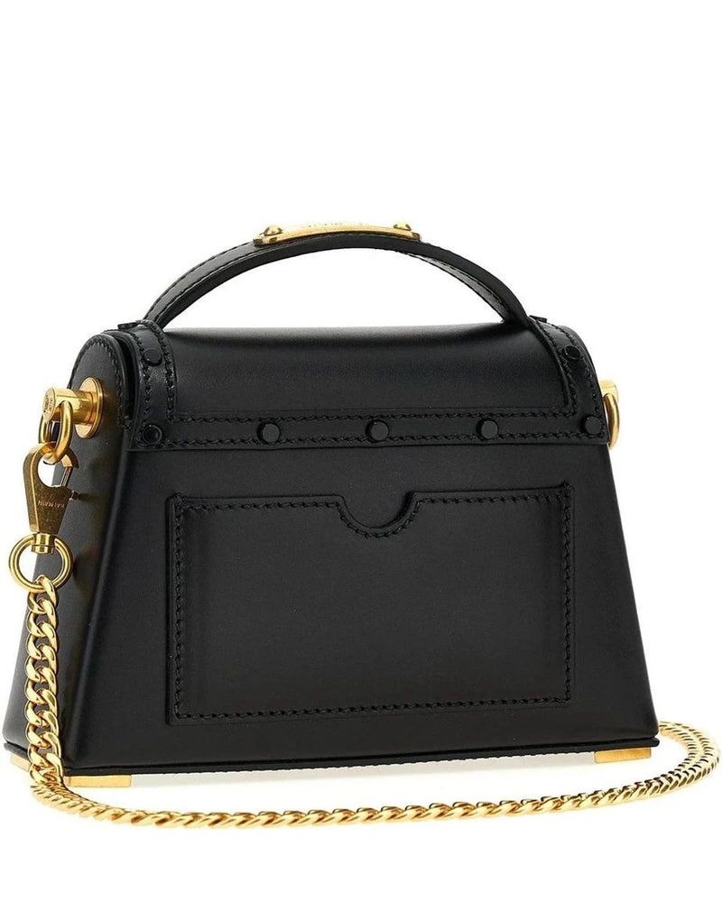 Balmain Satchel Bag in black, Calfskin Leather — view 2