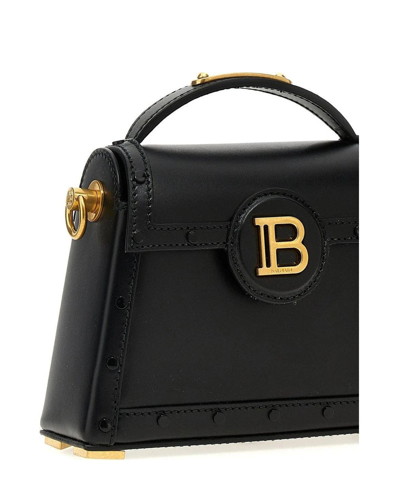 Balmain Satchel Bag in black, Calfskin Leather — view 3