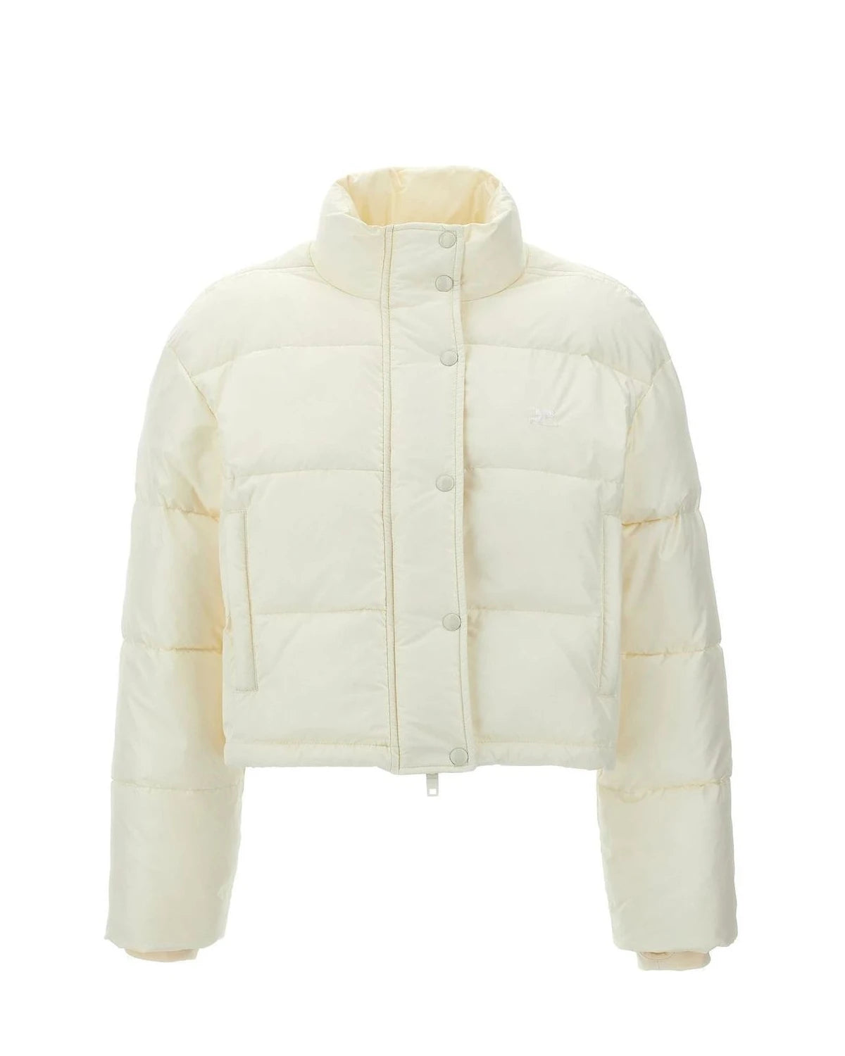 Courrèges Puffer Jacket in white, Polyester