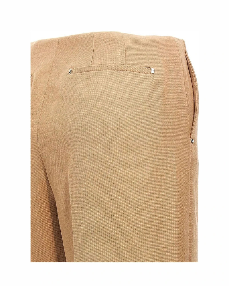 Fendi Trouser in beige, Wool — view 4