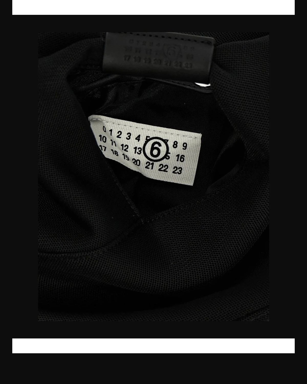 MM6 Maison Margiela Bucket Bag in black, Polyester — view 4