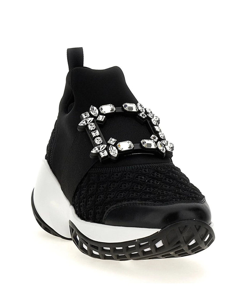 Roger Vivier Athletic Shoes in black, Polyester — view 2