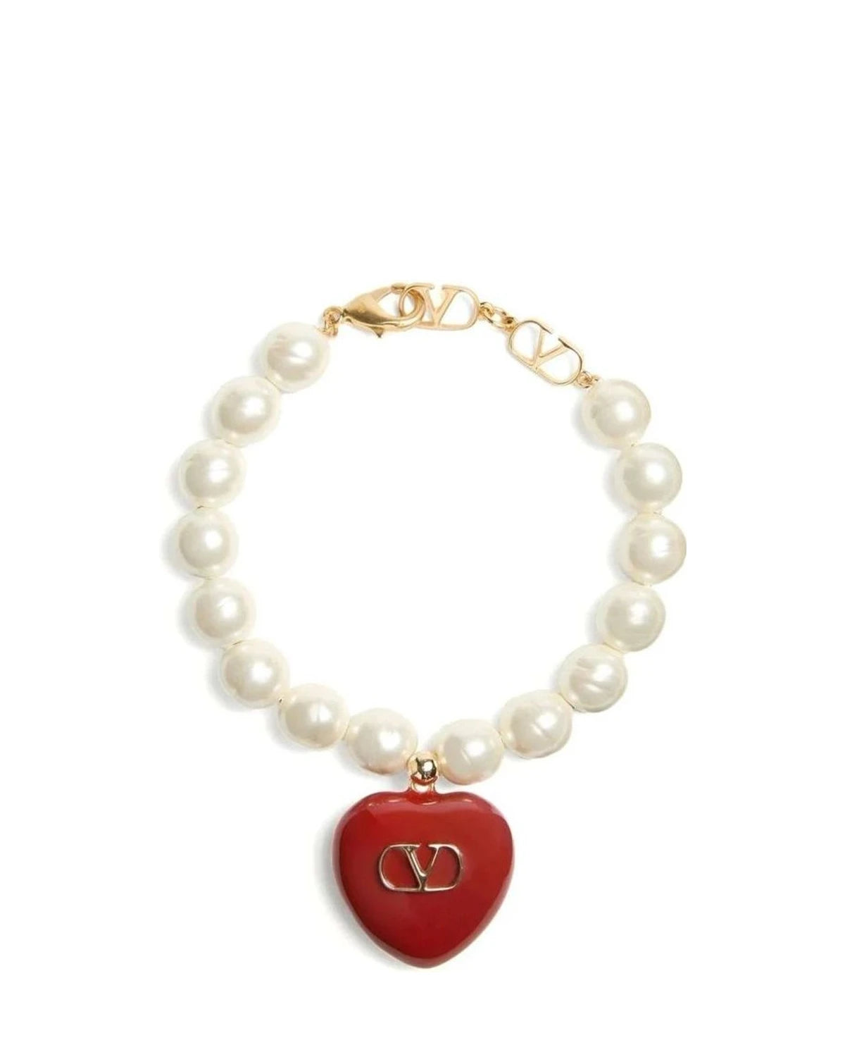Valentino Garavani Bracelet in red, Brass