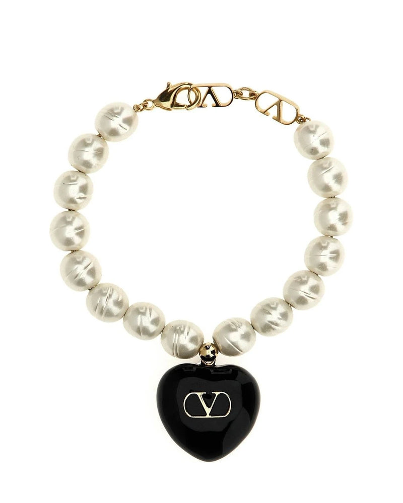 Valentino Garavani Bracelet in black, Brass