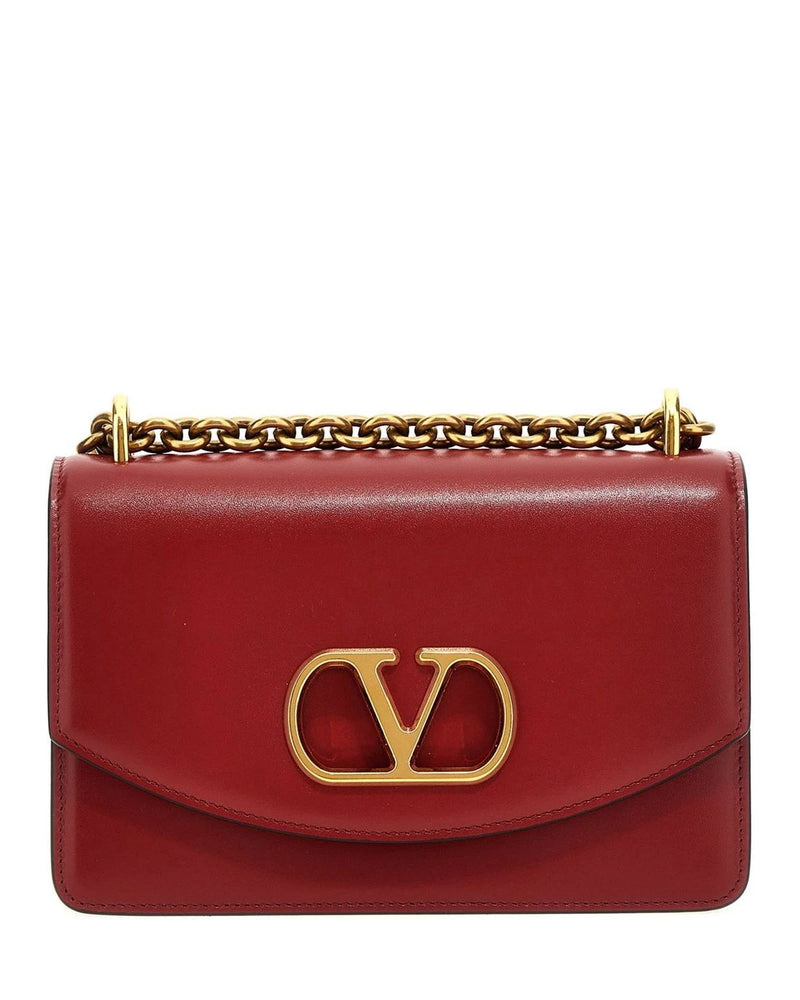 Multicolor Calfskin Shoulder Bag 