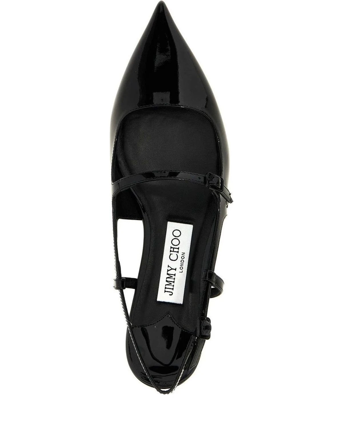 Jimmy Choo Flats in black, Calfskin Leather — view 4