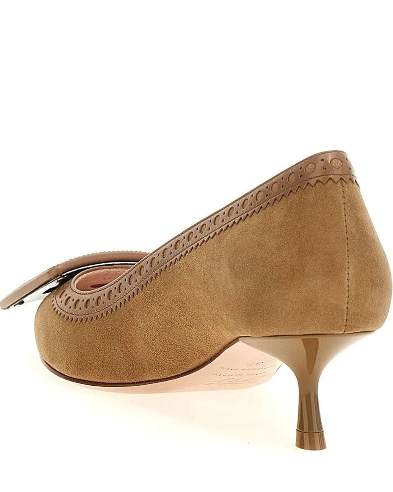 Roger Vivier Pumps in beige, Goat Leather — view 3