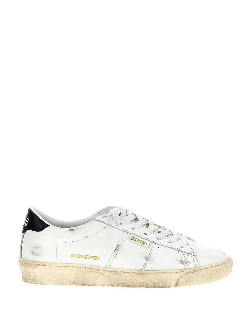 Golden Goose Sneakers in blue, Cow Leather