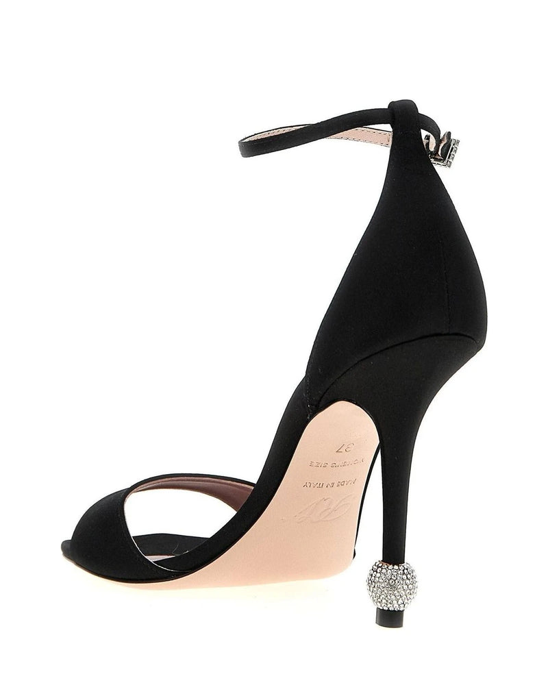Roger Vivier Heels in black, Viscose — view 3