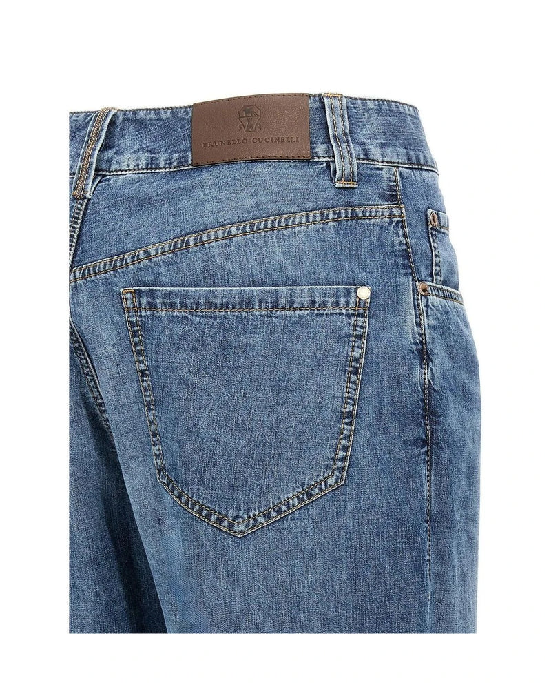 Brunello Cucinelli Jean in blue — view 4