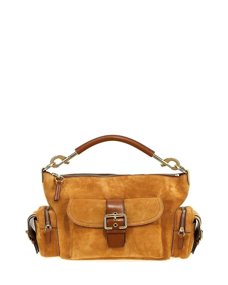 Chloé Shoulder Bag in brown, Calfskin Leather