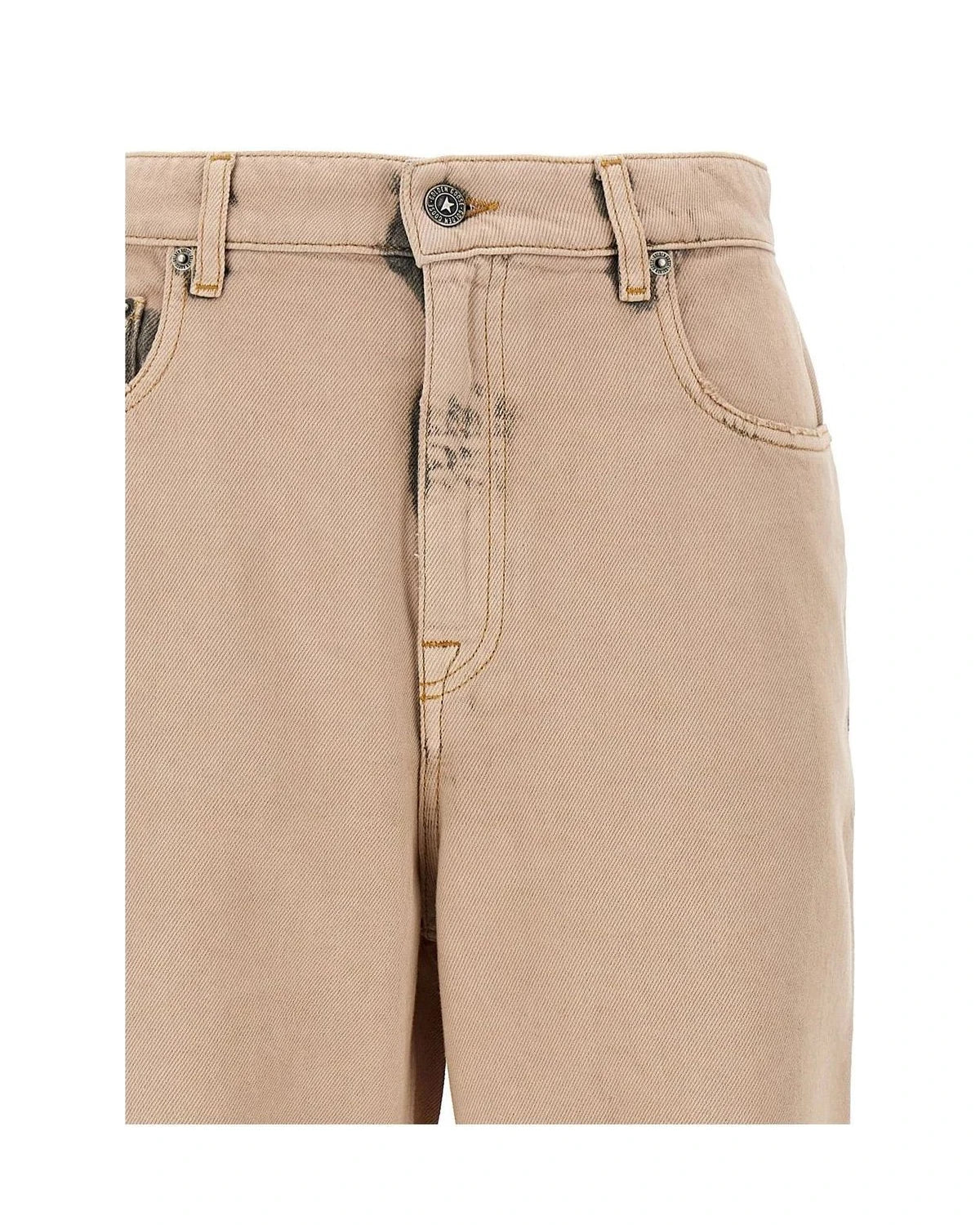 Golden Goose Jean in pink, Cotton — view 3