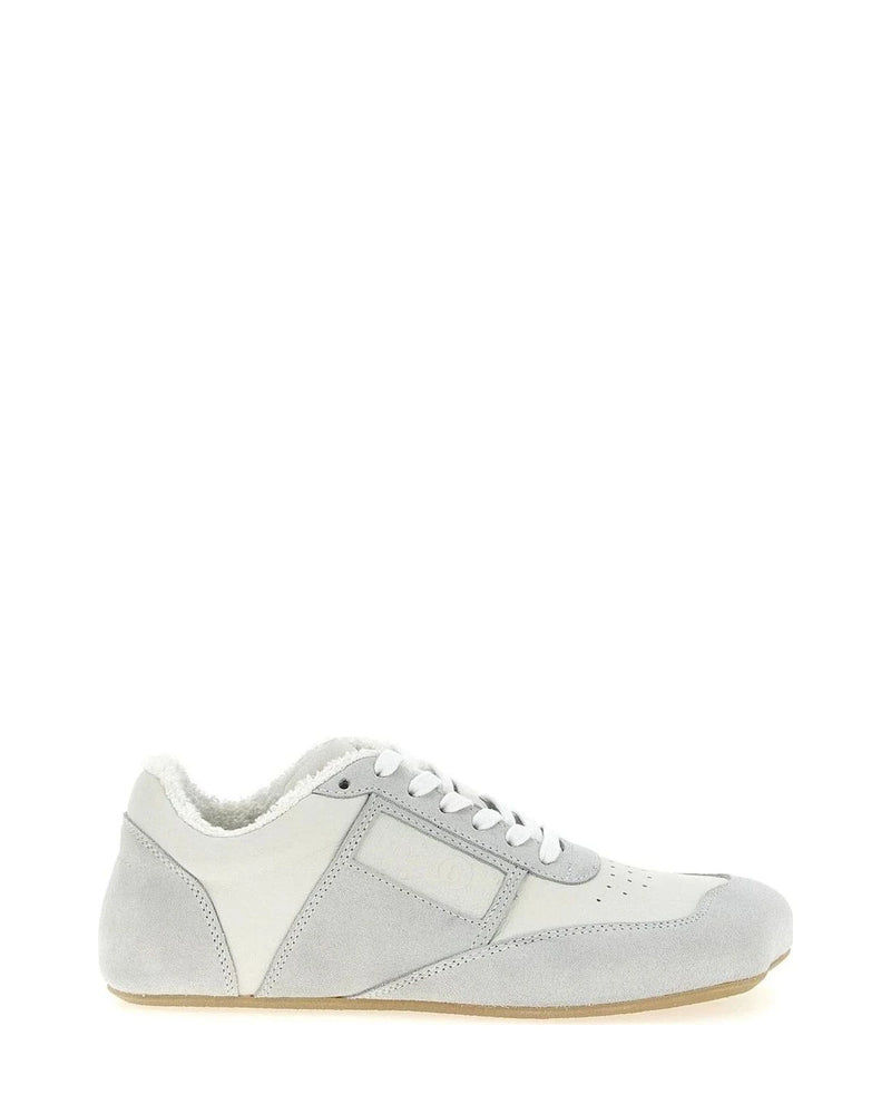 MM6 Maison Margiela Athletic Shoes in gray, Calfskin Leather