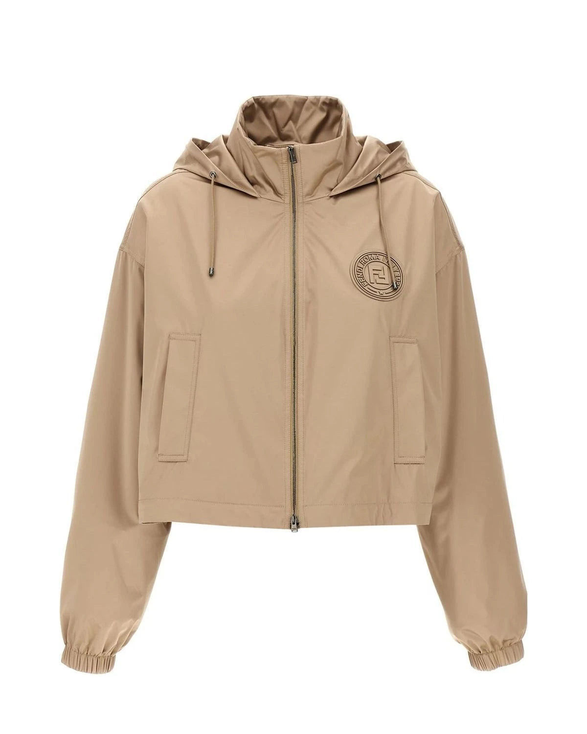 Fendi Windbreaker in brown, Polyester