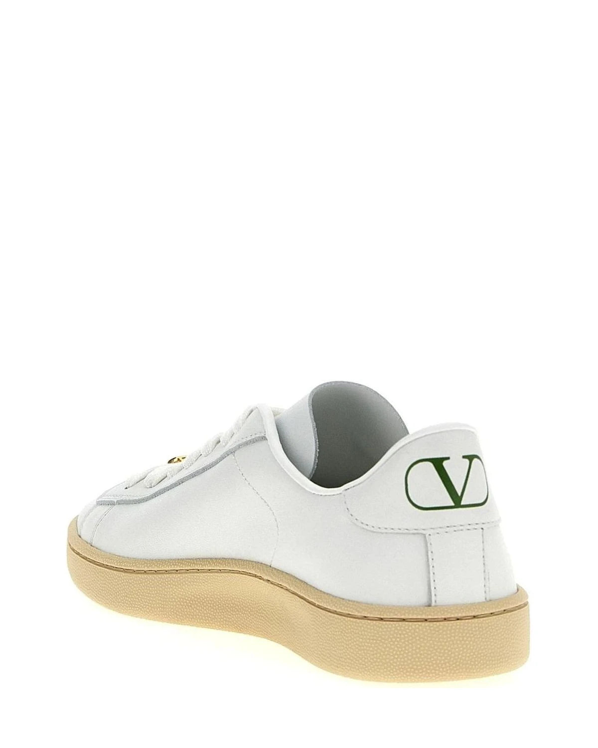 Valentino Garavani Sneakers in white, Calfskin Leather — view 3
