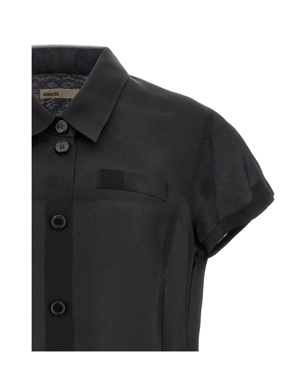 Khaite Blouse in black, Silk — view 3