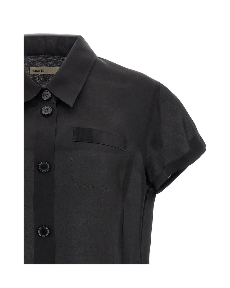 Khaite Blouse in black, Silk — view 3