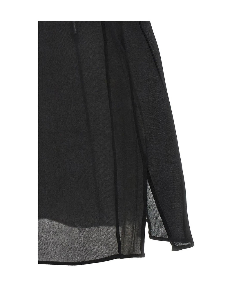 Black Silk Tank Tops 