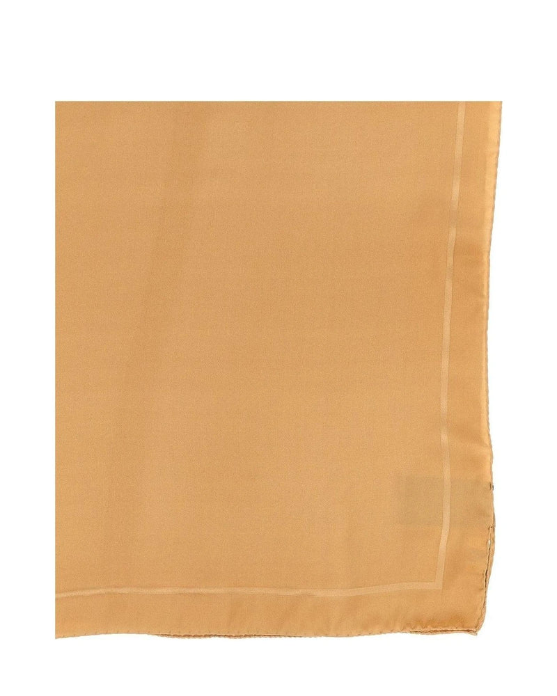 Saint Laurent Scarves & Shawl in beige, Silk — view 3