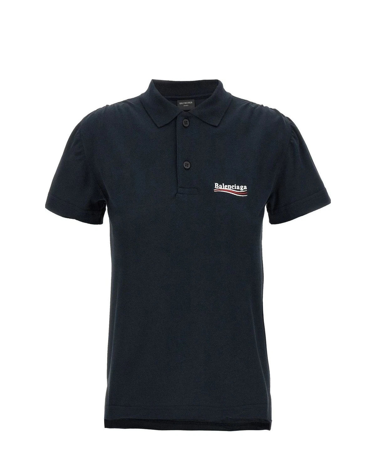 Balenciaga Polo in blue, Cotton