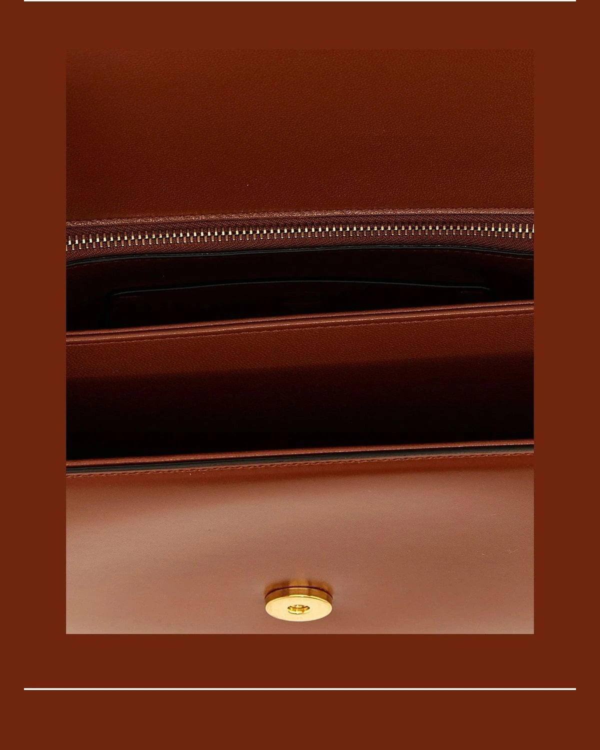 Valentino Garavani Cross Body Bag in brown, Calfskin Leather — view 4