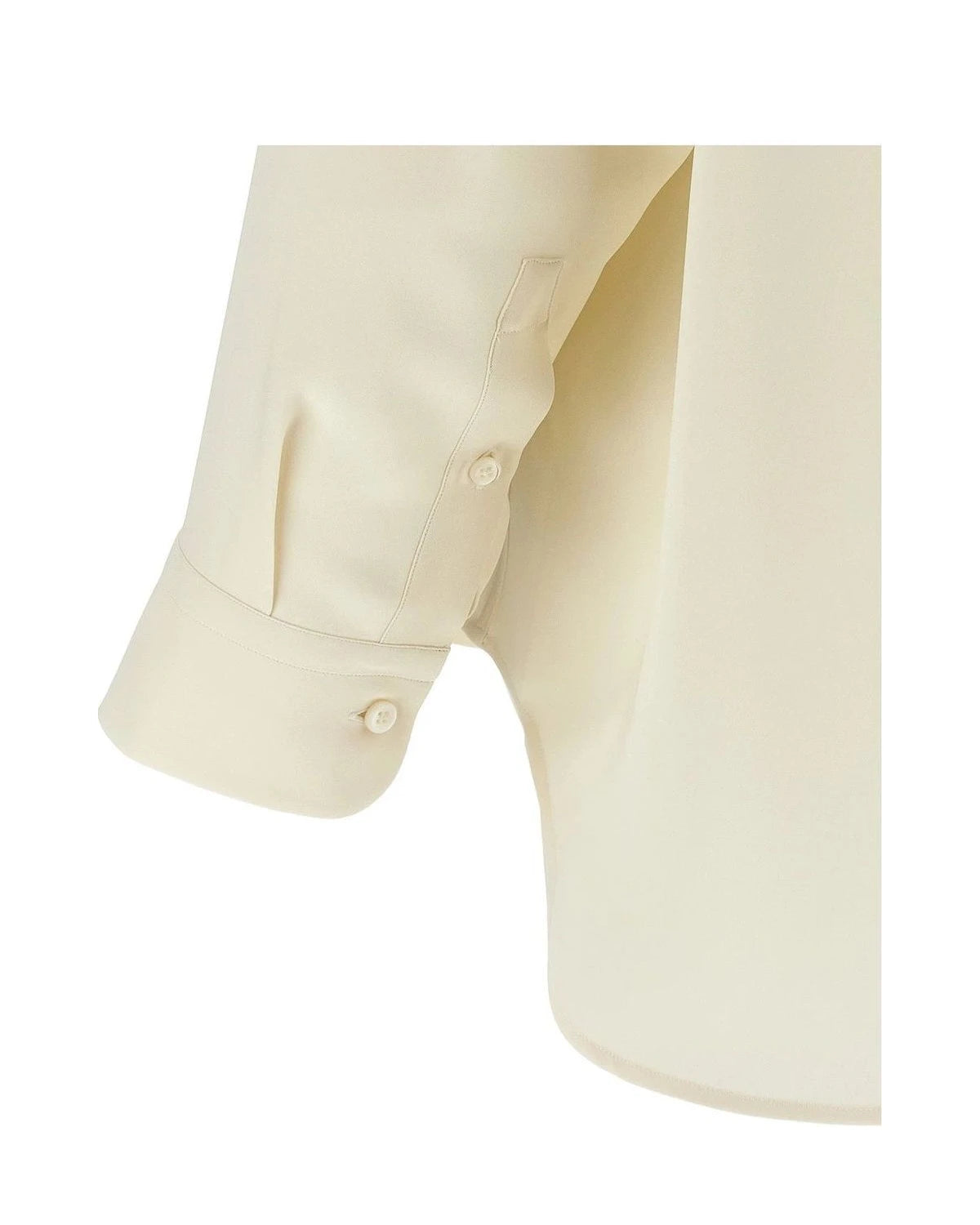 Brioni Dress Shirt in white, Silk — view 4
