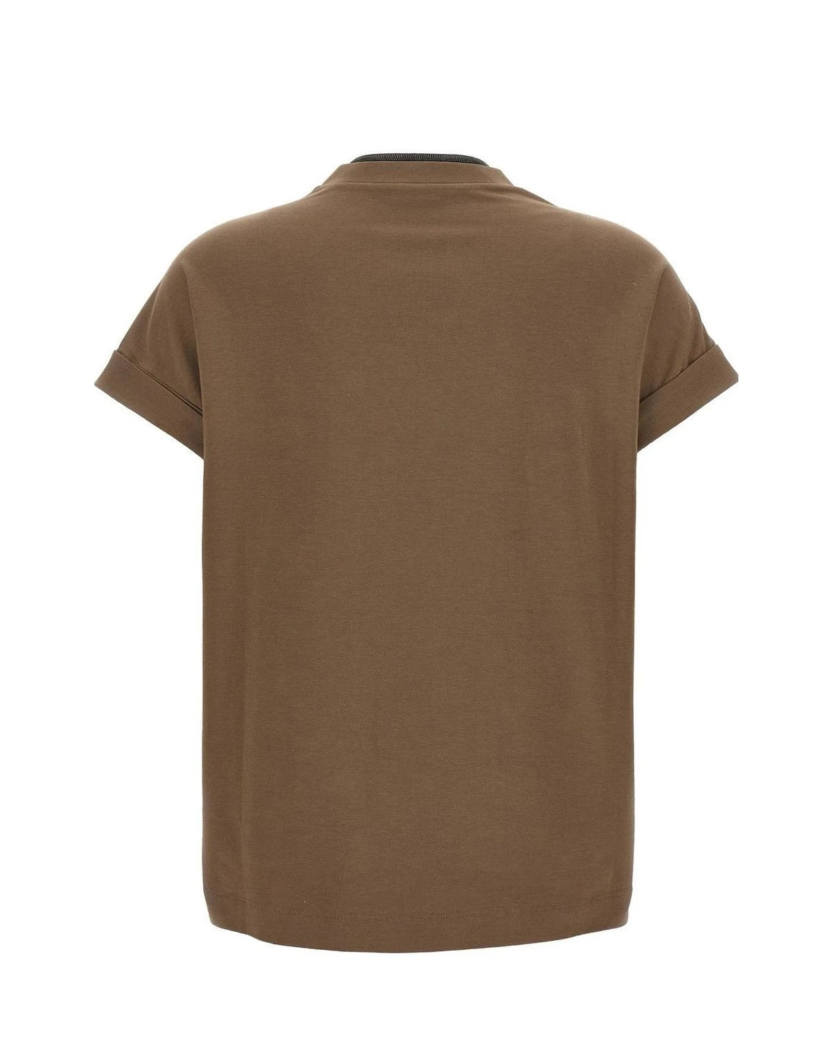 Brunello Cucinelli Blouse in brown, Cotton — view 2