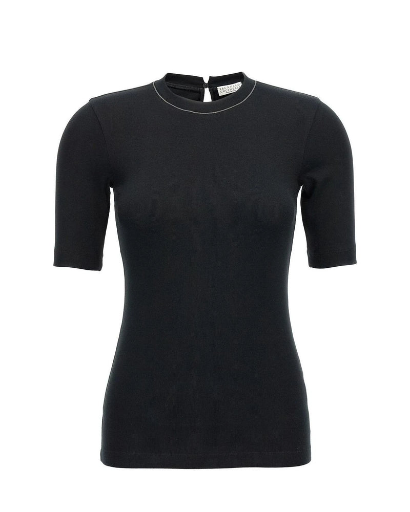 Brunello Cucinelli T-Shirt in black, Cotton