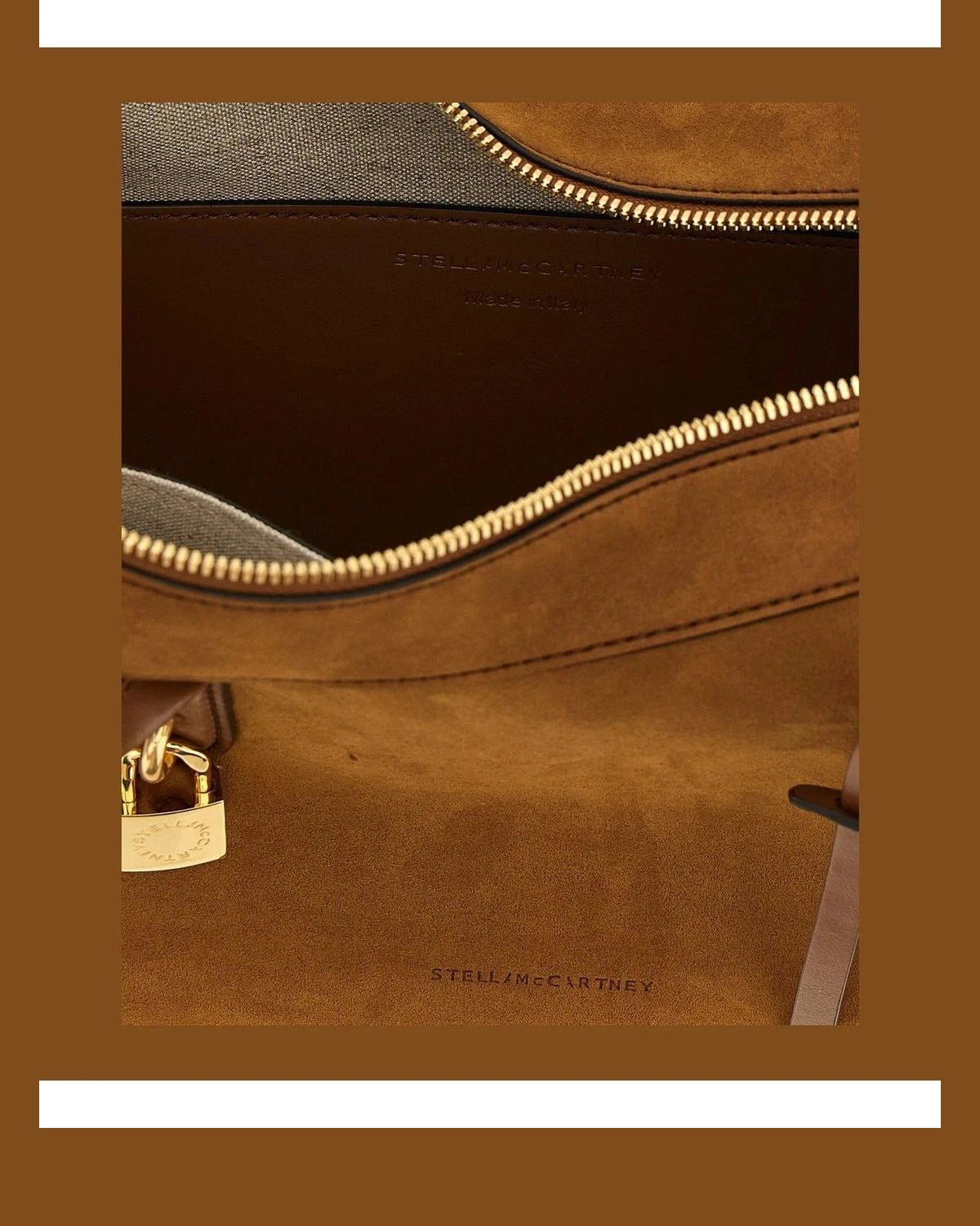 Stella McCartney Shoulder Bag in brown, Polyamide — view 4
