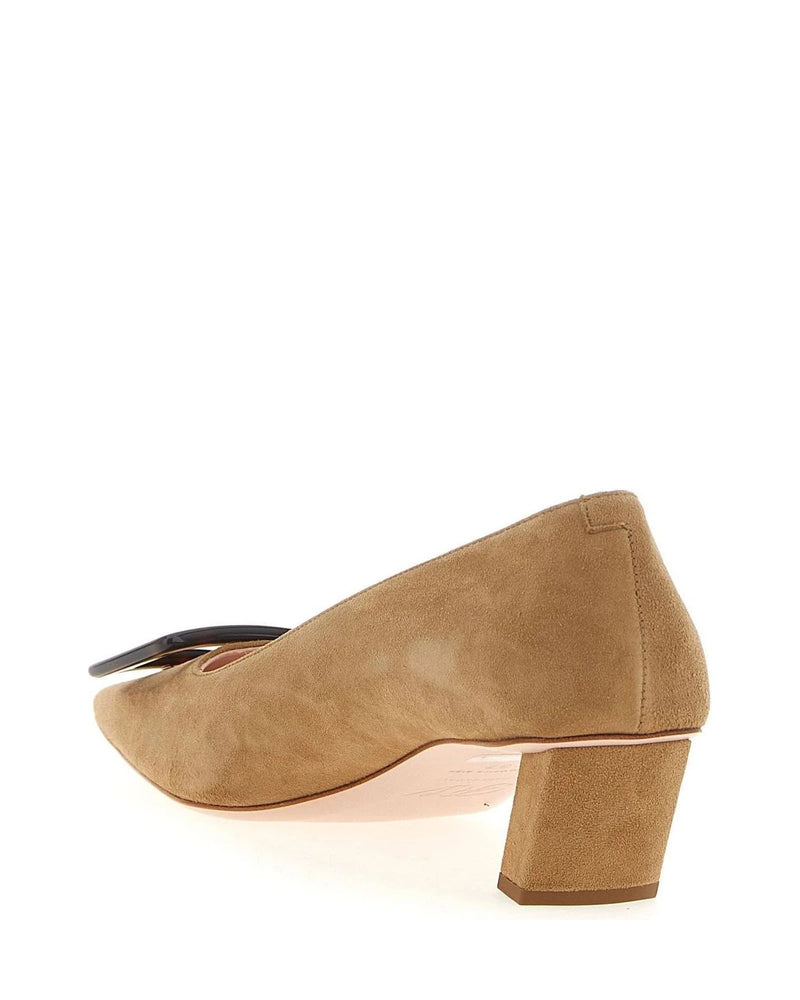 Roger Vivier Heels in beige, Goat Leather — view 3
