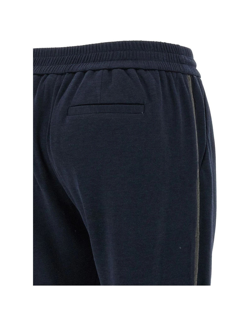 Brunello Cucinelli Jogger in blue, Cotton — view 4