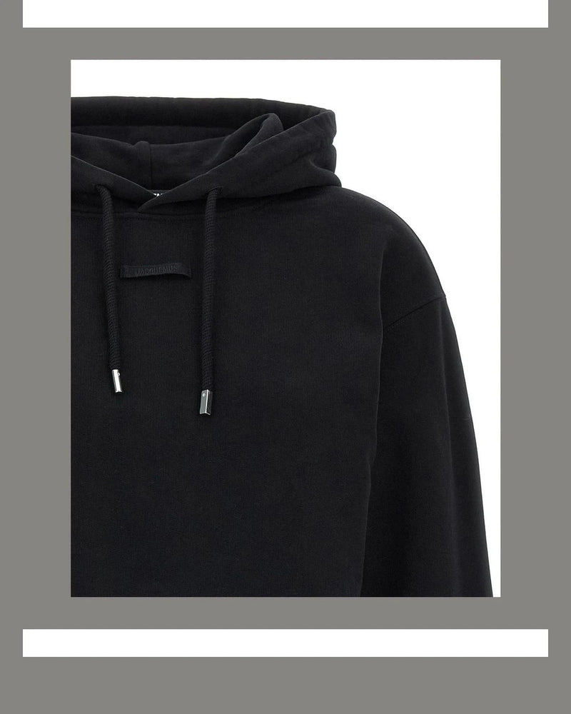 Jacquemus Hoodie in black, Cotton — view 3