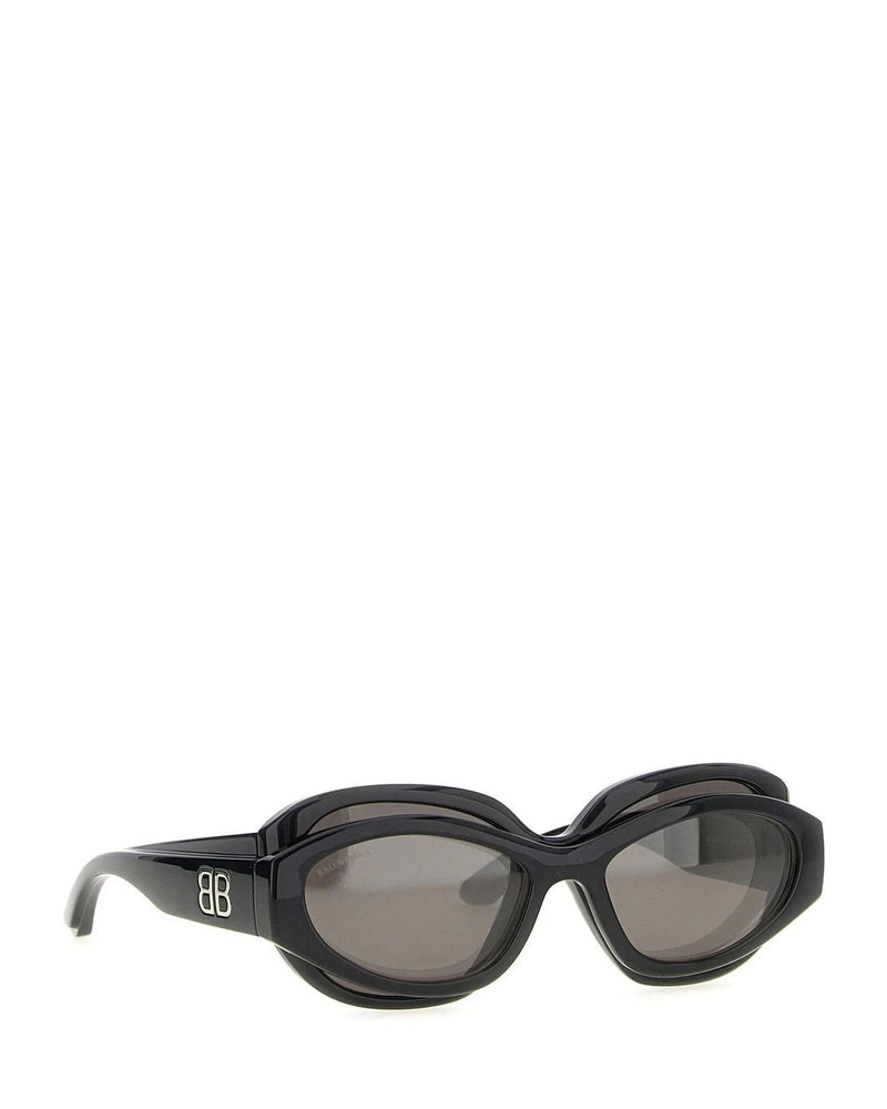Balenciaga Sunglasse in black, Polyamide — view 2
