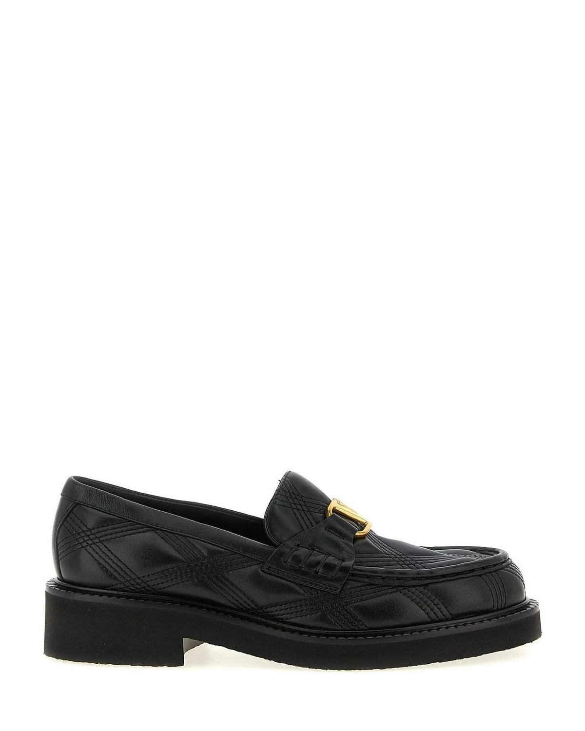 Valentino Garavani Loafers in black, Lamb Leather