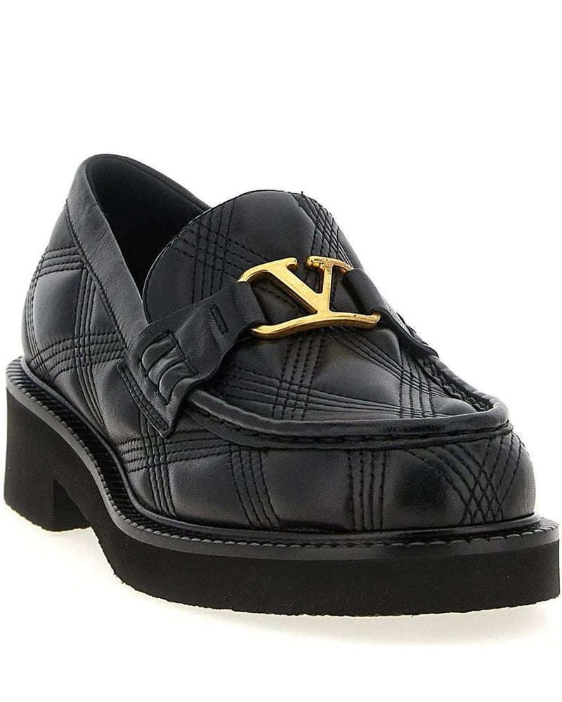 Valentino Garavani Loafers in black, Lamb Leather — view 2