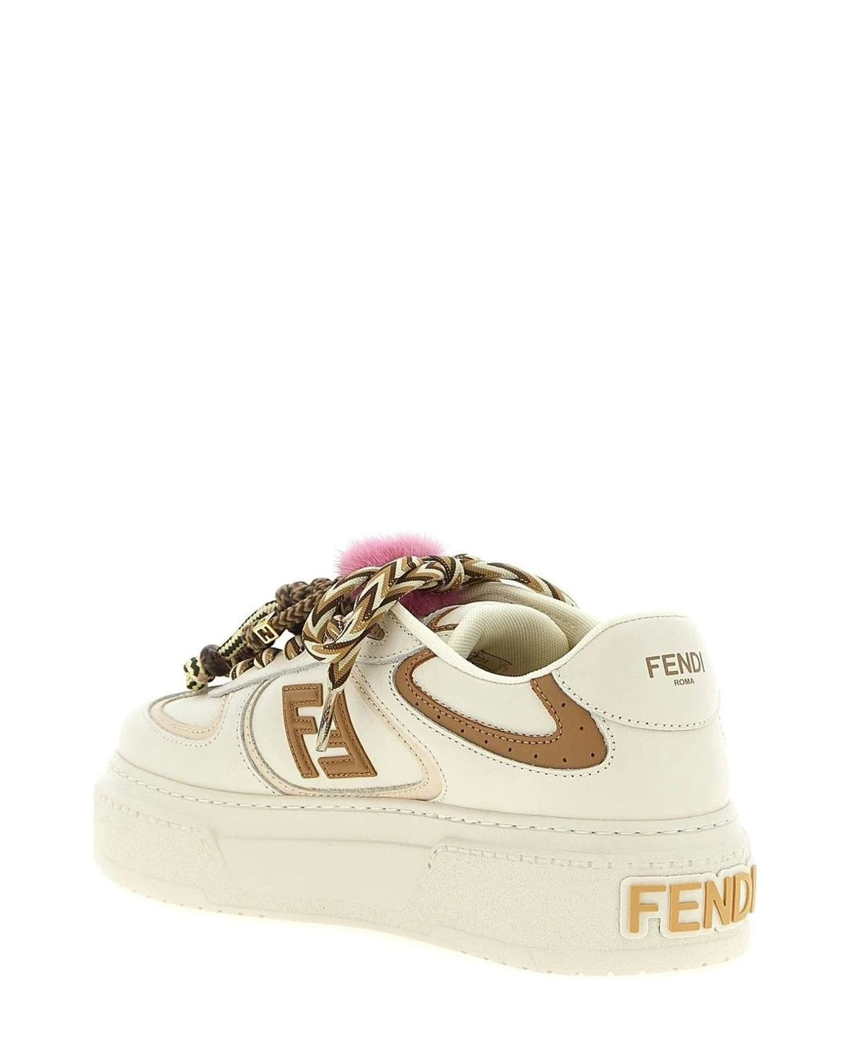 Fendi Sneakers in multicolor, Calfskin Leather — view 3