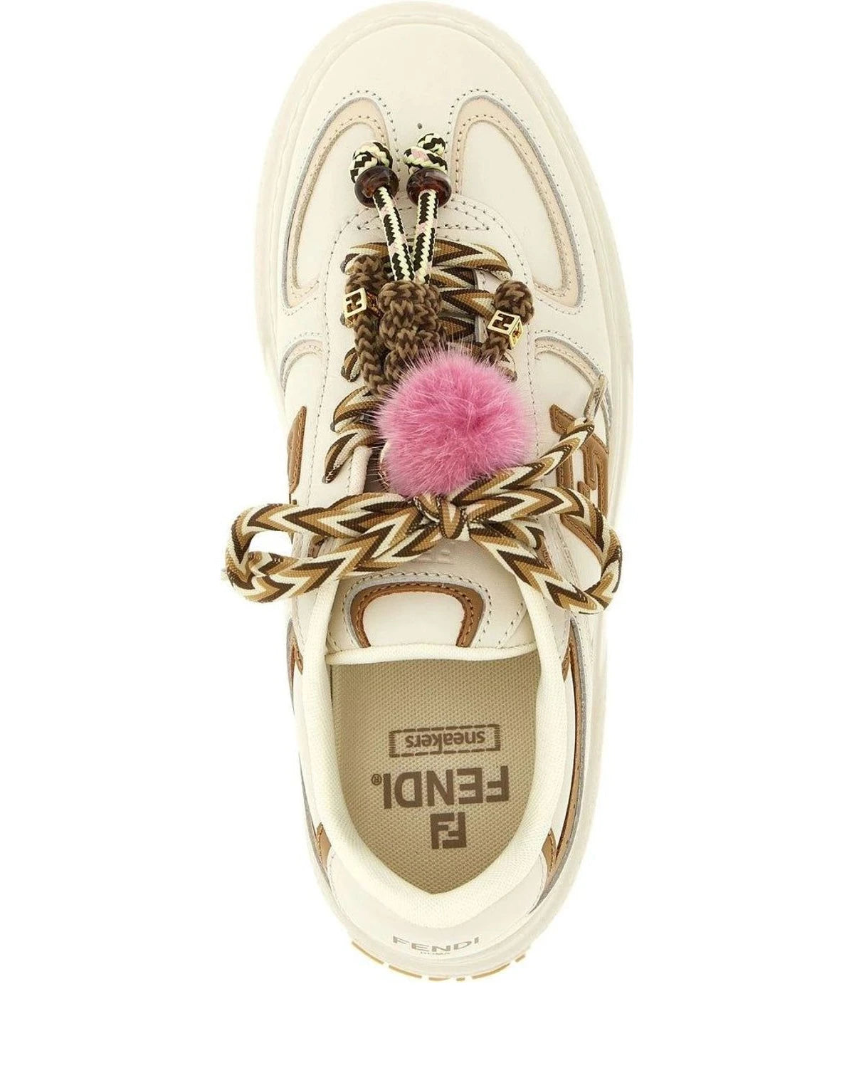 Fendi Sneakers in multicolor, Calfskin Leather — view 4