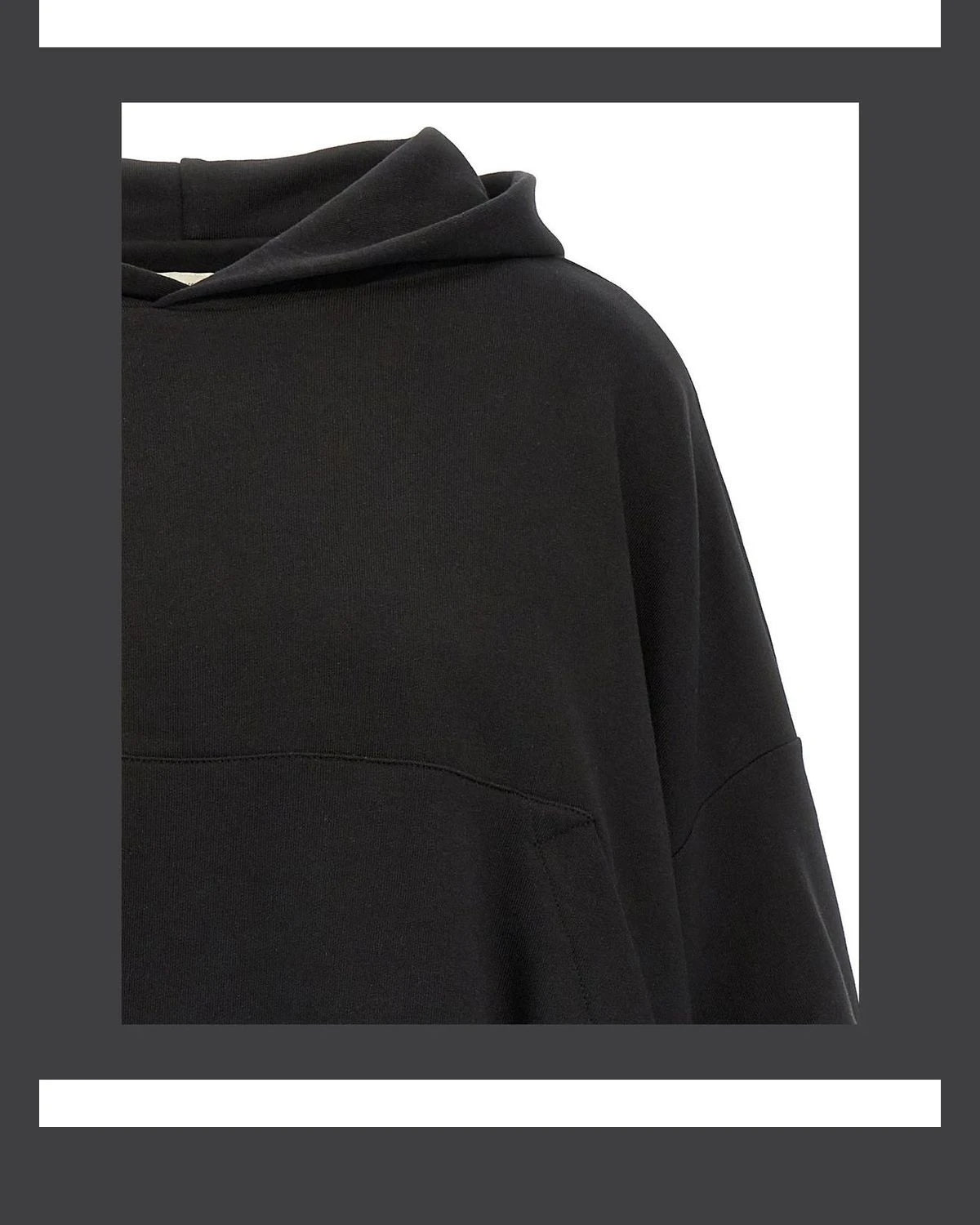 Dries Van Noten Hoodie in black, Cotton — view 3