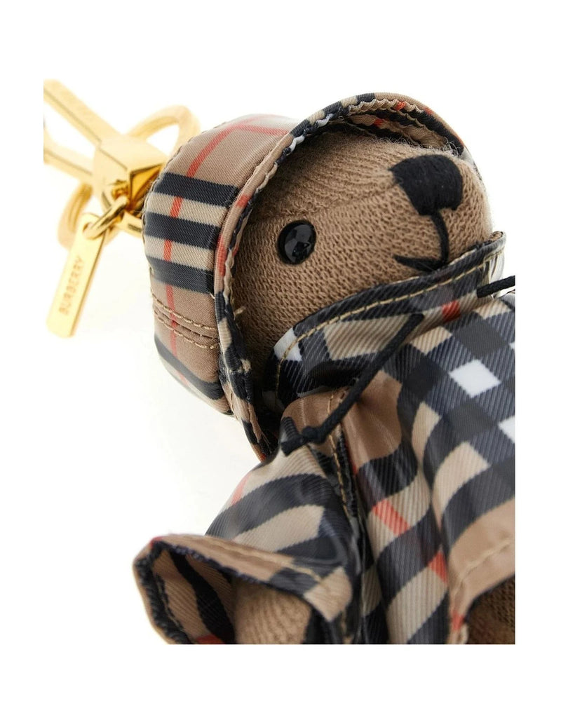 Burberry Keychain in multicolor, Wool — view 3