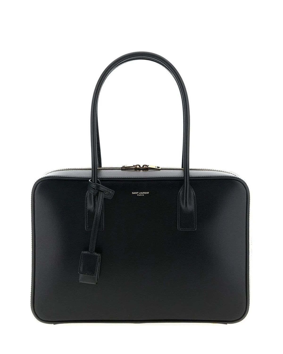 Saint Laurent Satchel Bag in black, Calfskin Leather