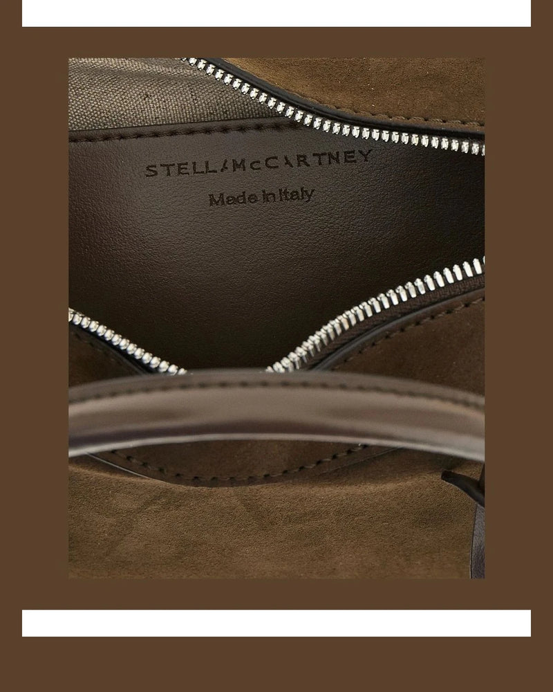Stella McCartney Satchel Bag in brown, True Hemp — view 4
