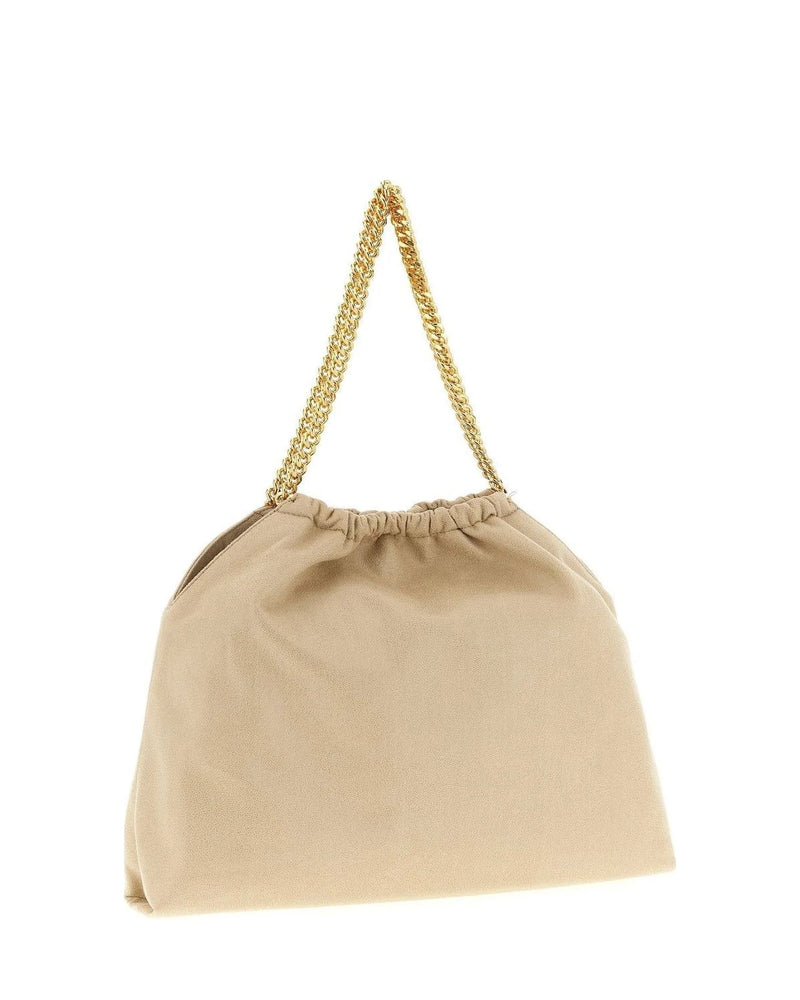 Stella McCartney Shoulder Bag in beige, Polyester — view 2