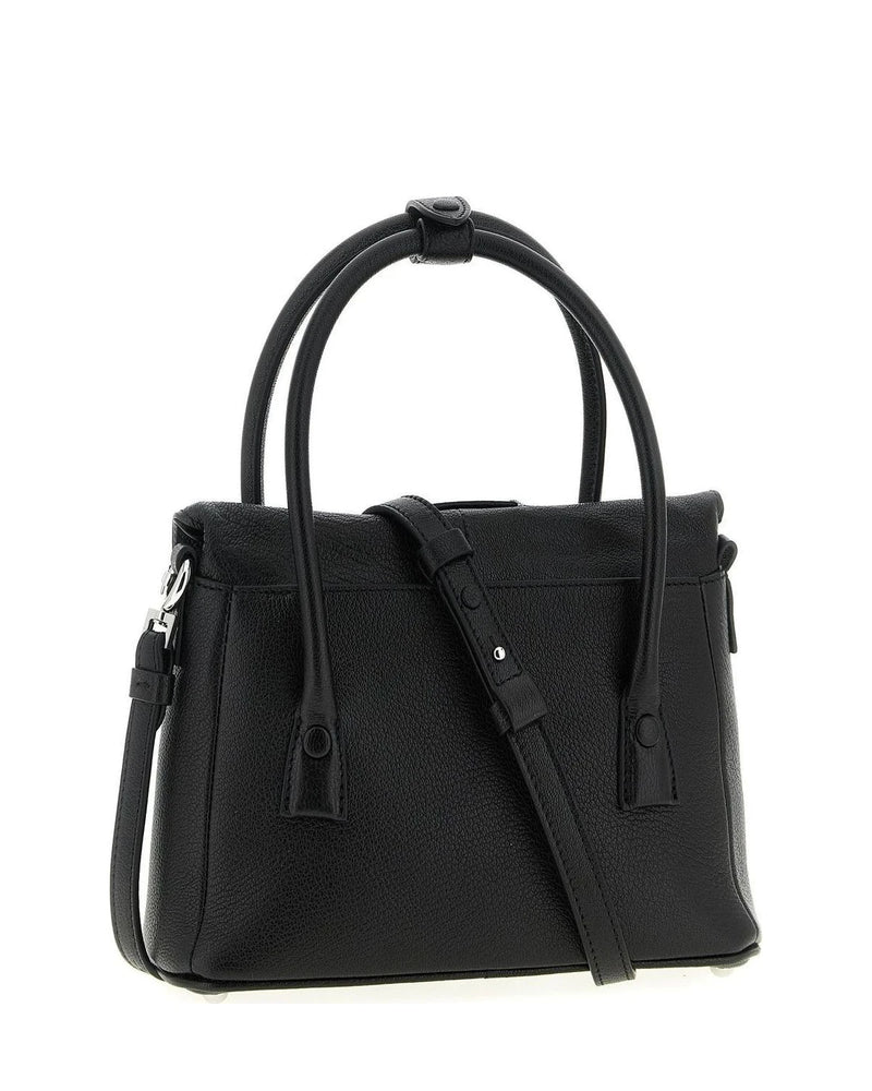 Maison Margiela Satchel Bag in black, Goat Cashmere — view 2