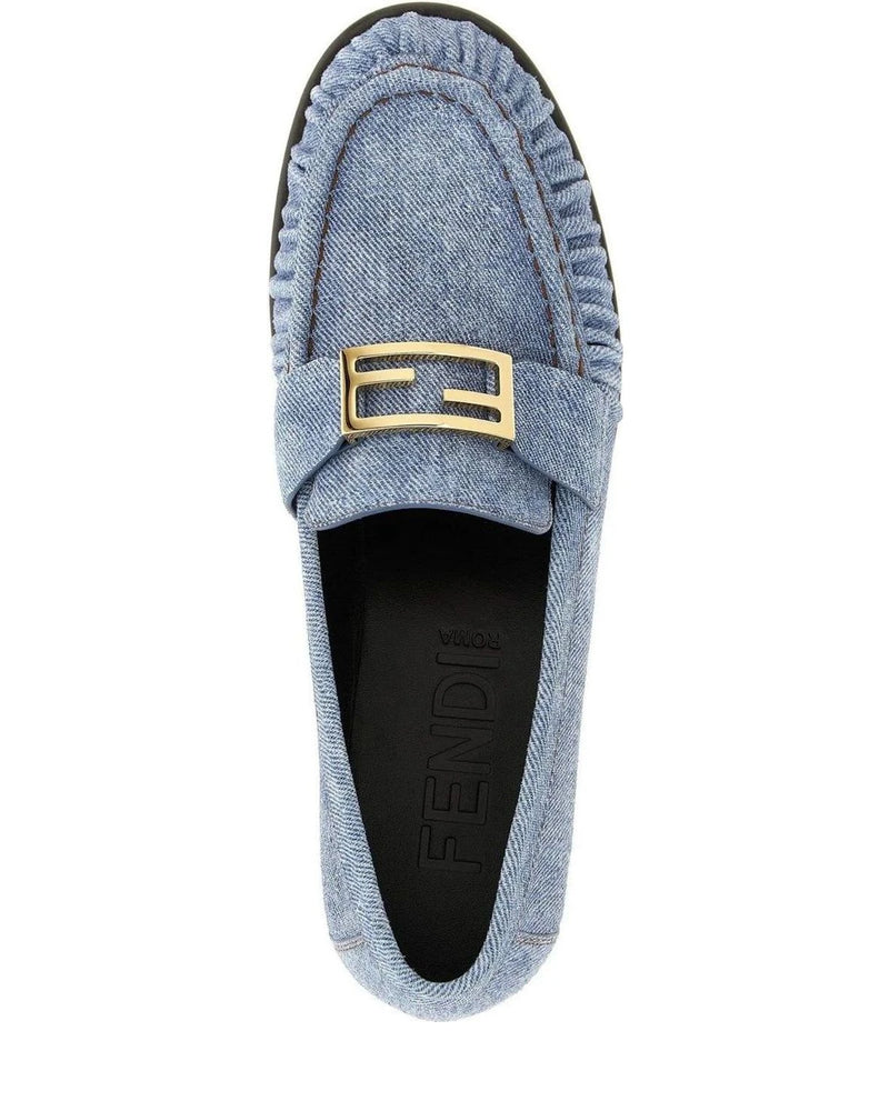 Fendi Flats in blue — view 4