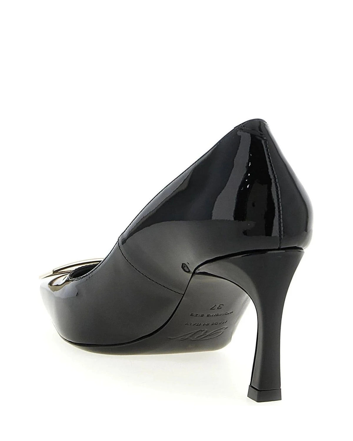 Roger Vivier Heels in black, Calfskin Leather — view 3