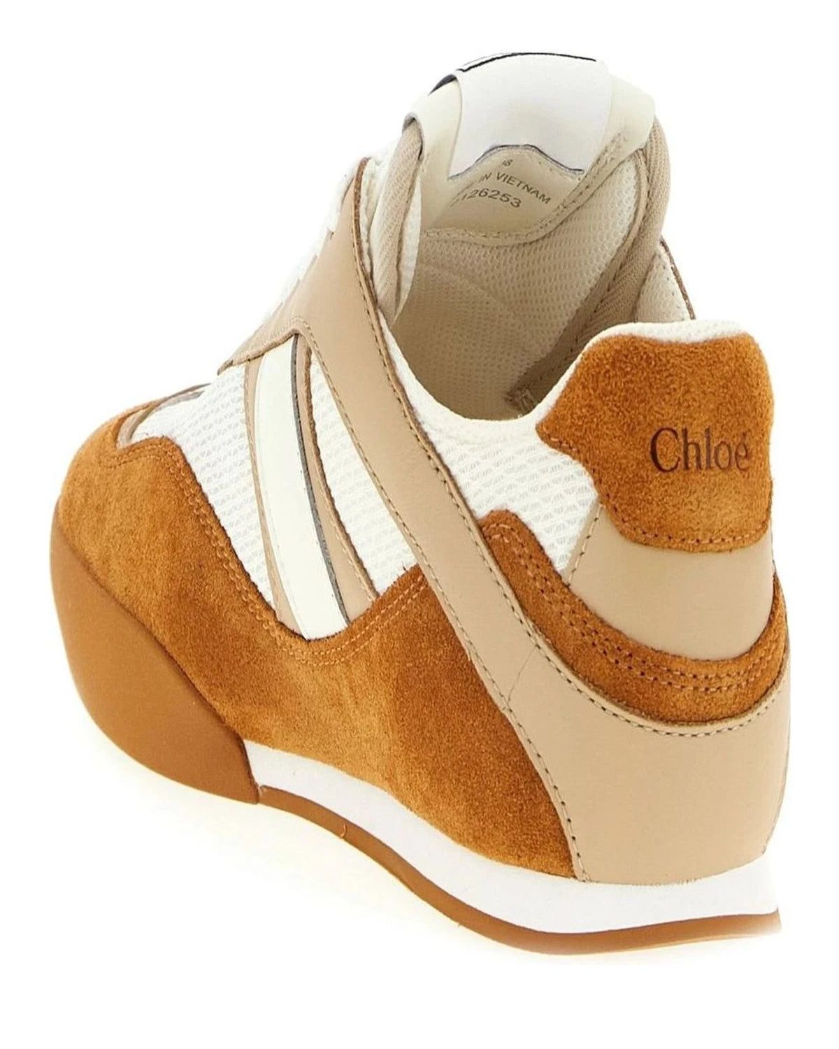 Chloé Sneakers in beige, Polyester — view 3
