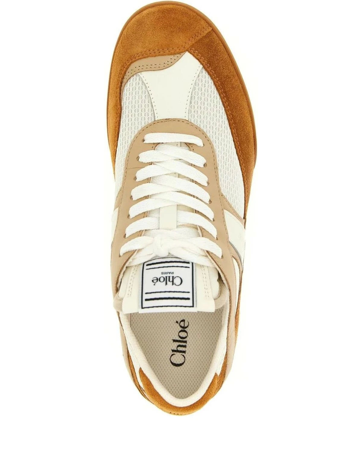 Chloé Sneakers in beige, Polyester — view 4