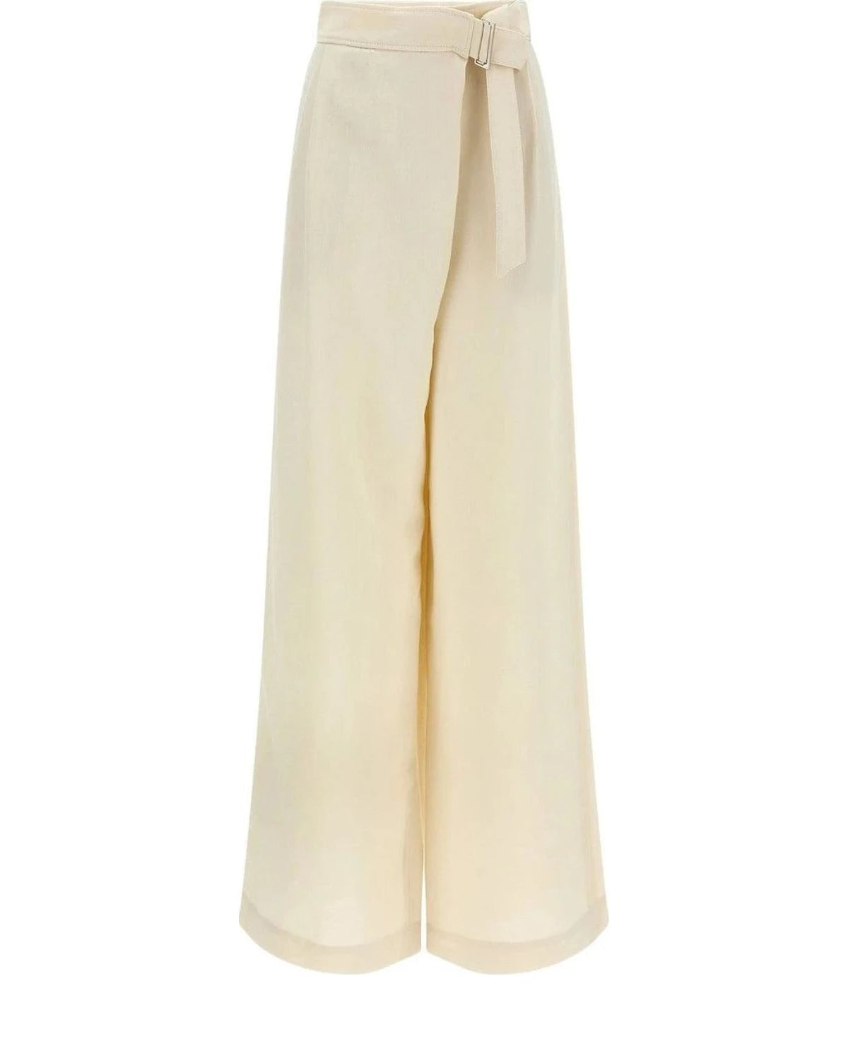 Brunello Cucinelli Palazzo Pant in white, Viscose