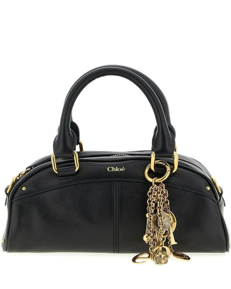 Chloé Satchel Bag in black, Calfskin Leather